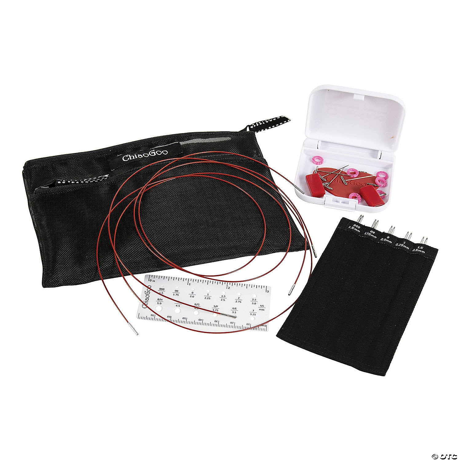 ChiaoGoo Twist Red Lace Mini Set 5" 13cm Interchangeable
