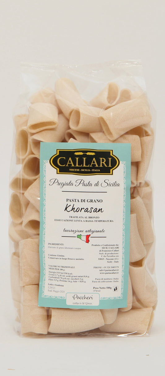 Ancient Sicilian Wheat Wholemeal Paccheri Long Spelled - Perciasacchi –  Taliacca Sicily Shop