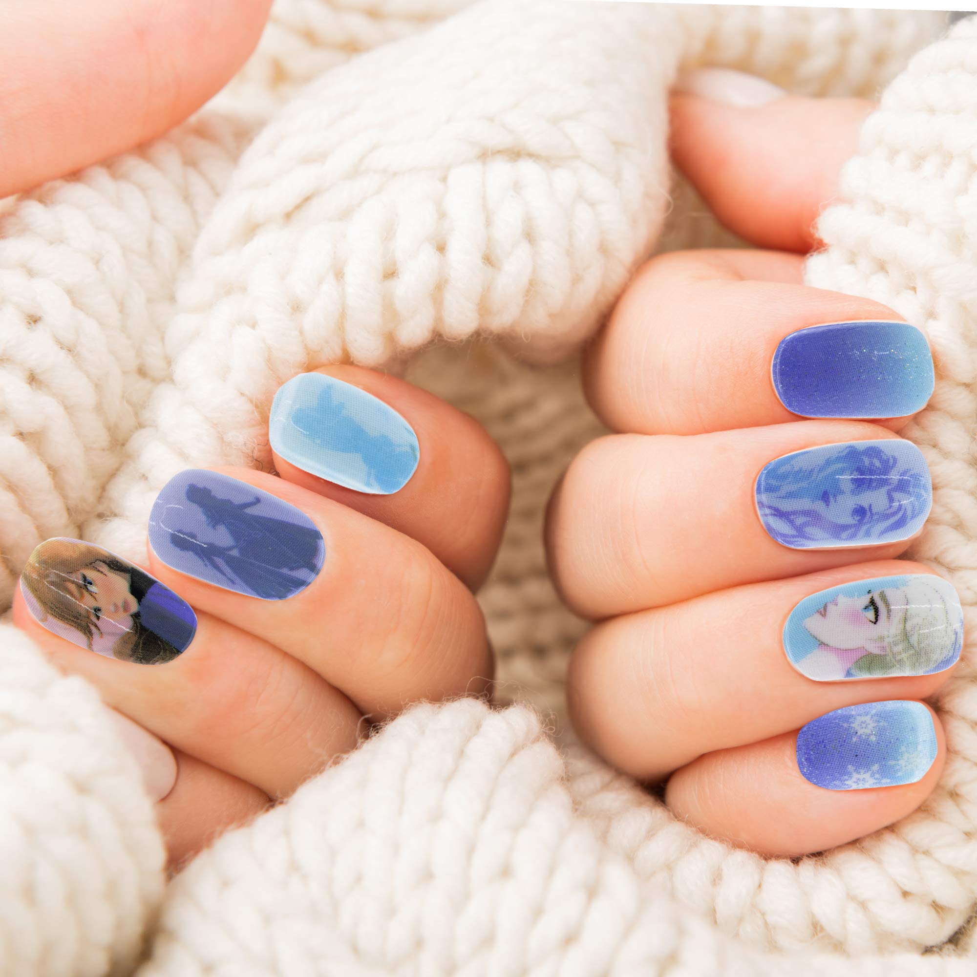 disney frozen nail art