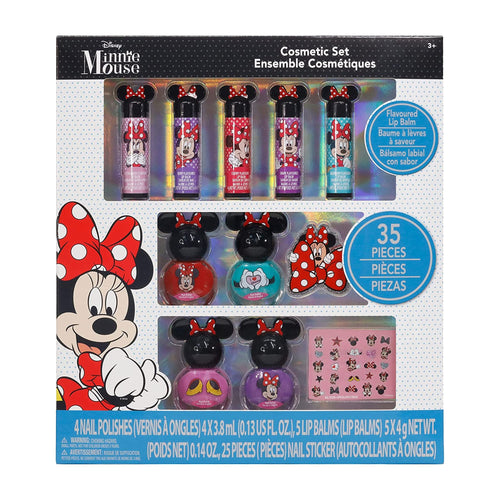 Townley Girl Disney The Little Mermaid Sparkly Cosmetic Makeup Set for Girls with Lip Gloss Nail Polish Nail Stickers - 11 pcs| Perfect for Parties