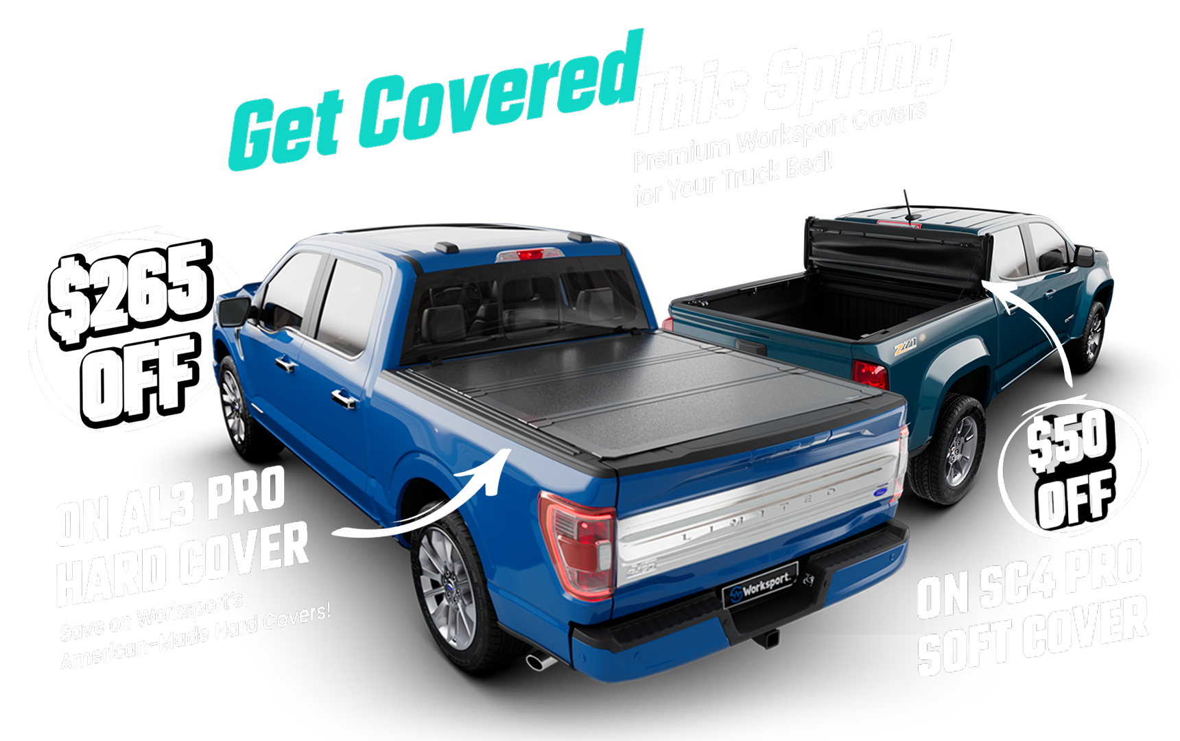 Spring sale - $265 off AL3 Pro Hard Cover and $50 off SC4 Pro Soft Cover