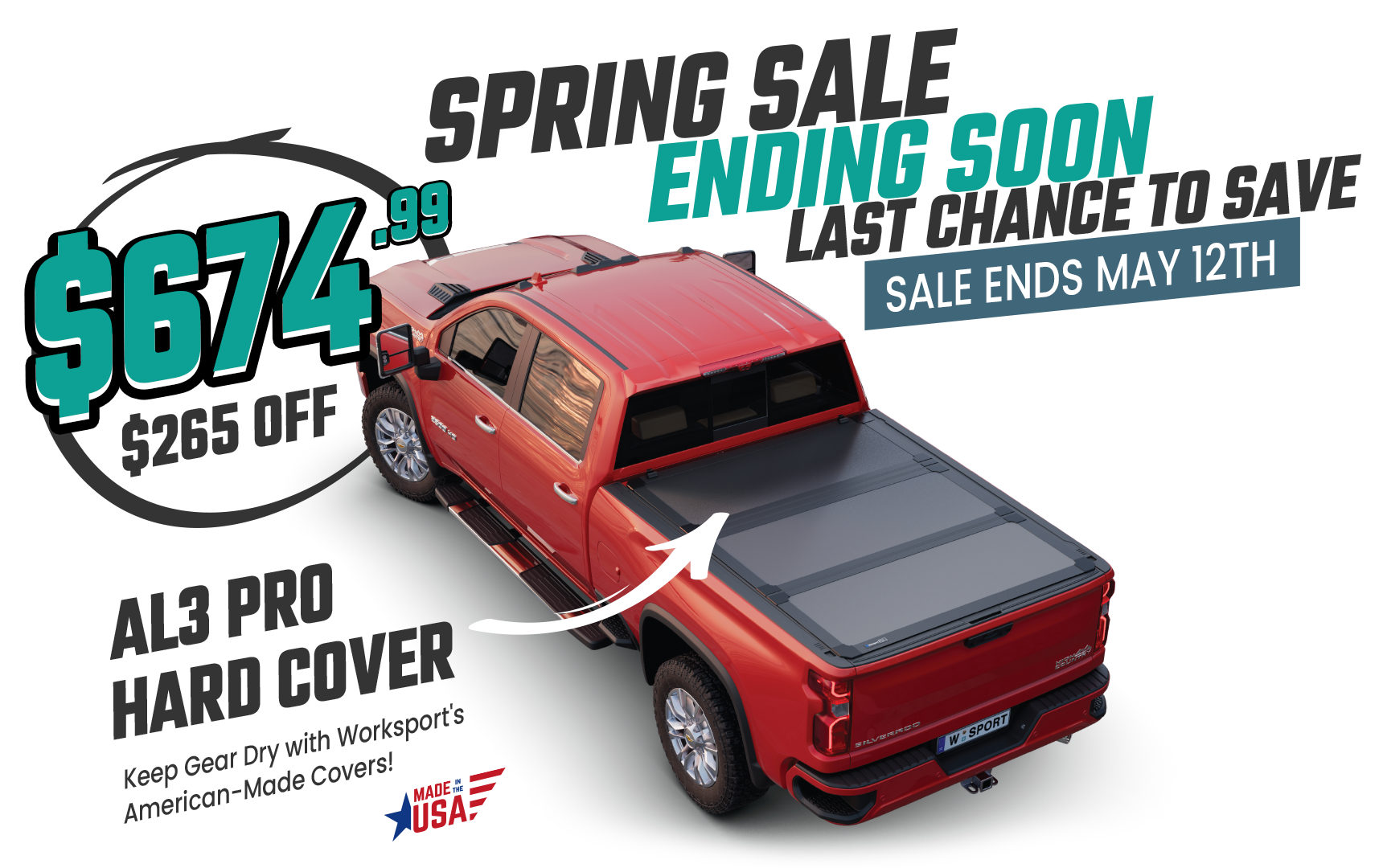 Spring sale - $265 off AL3 Pro Hard Cover and $50 off SC4 Pro Soft Cover