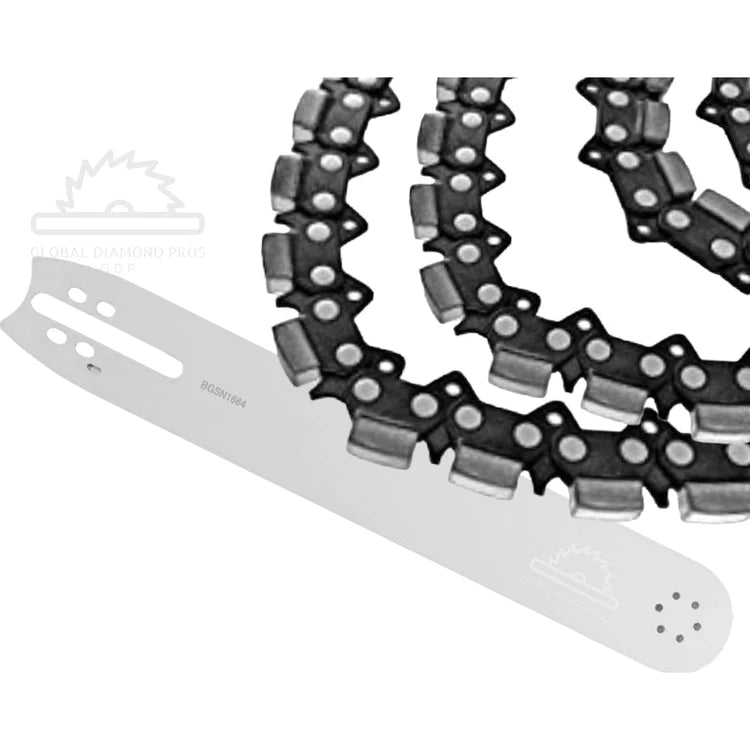 Stihl Rockboss GS461 Diamond Chain Combo Pack - 18” Diamond Chains & Guide Bar Package Stihl Rockboss Chainsaw - 2 Chains - 1 Bar - Drive Sprocket Included