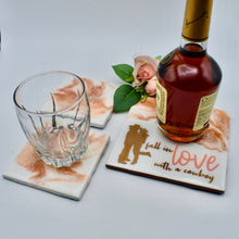 Load image into Gallery viewer, &quot;Love a Cowboy&quot; Coasters
