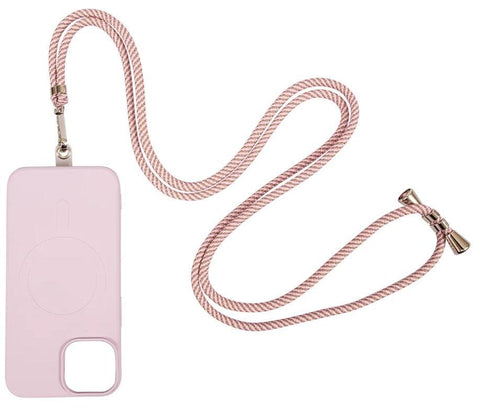 pink phone lanyard