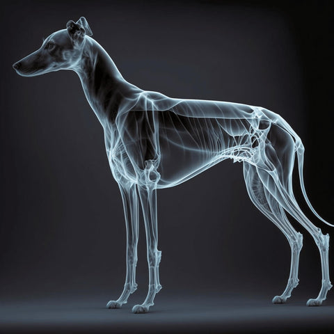 Anatomie von Windhunden