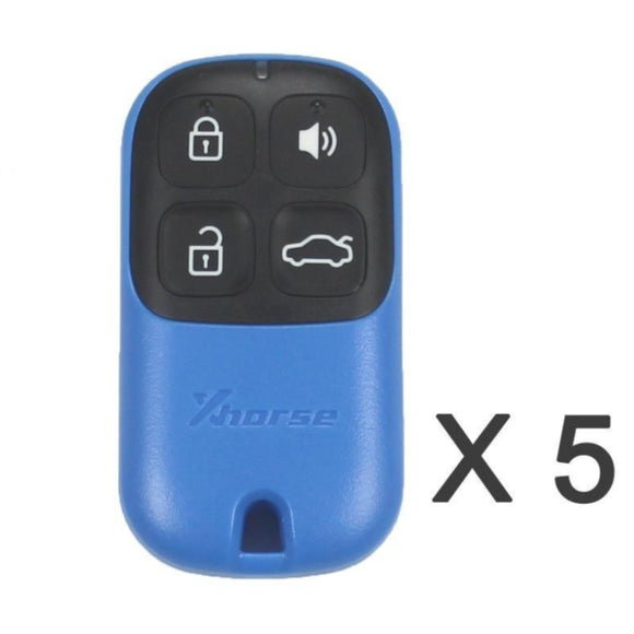 XKXH01EN-Xhorse-VVDI2-VVDI-Key-Tool-Wire-Remote-Key-4-Button-Blue-Color