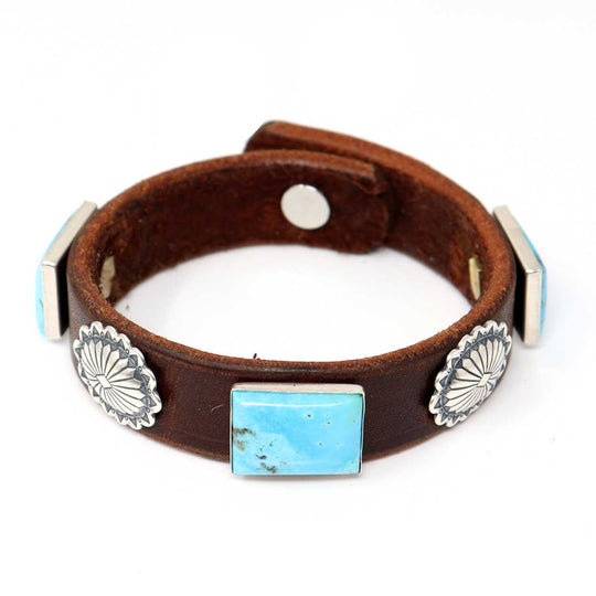 Ouray Concho Leather Bracelet – Shop Laura Ingalls Designs