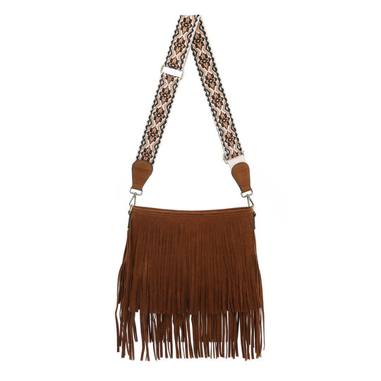 Jen & Co Olivia Hobo Bag - brown/leopard