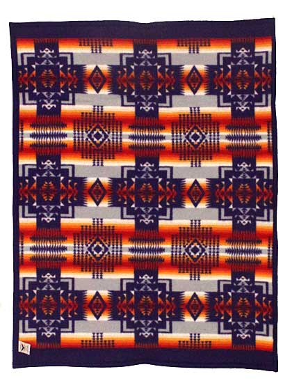 Load image into Gallery viewer, Pendleton Chief Joseph Baby Blanket Purple
