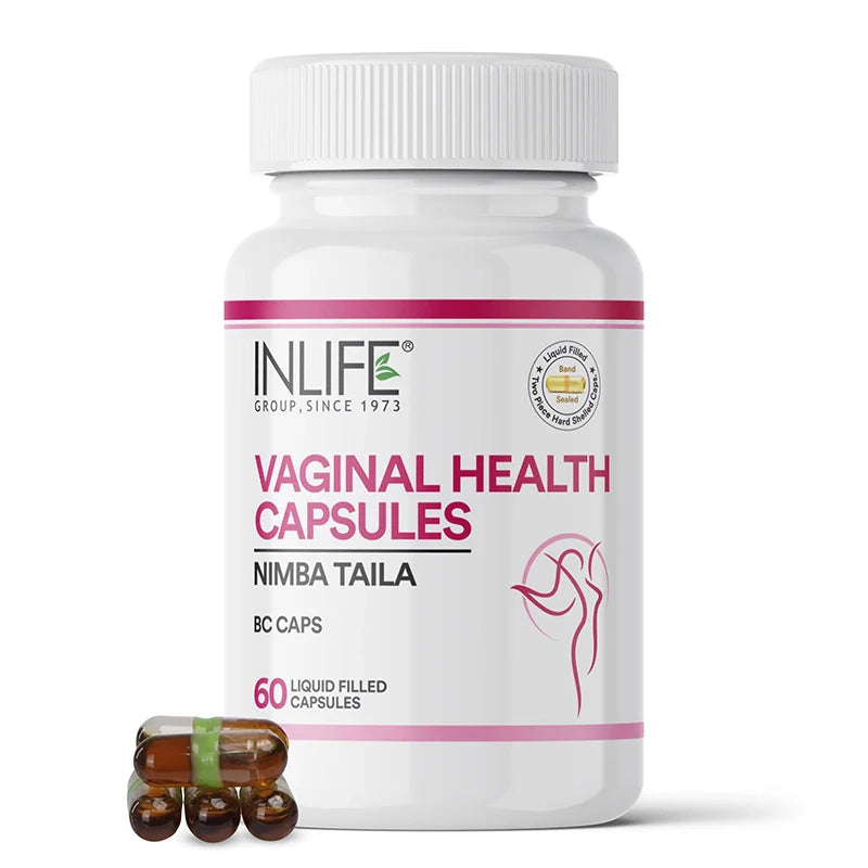 INLIFE Vaginal Hygiene Support with Neem Seed Oil | Capsules