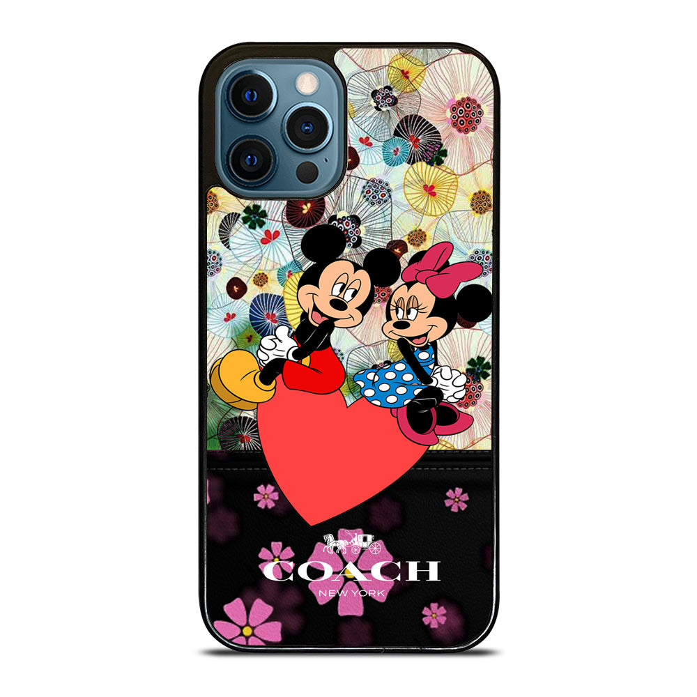COACH MICKEY MINNIE BIG LOVE iPhone 12 Pro Max Case Cover – Caseflame