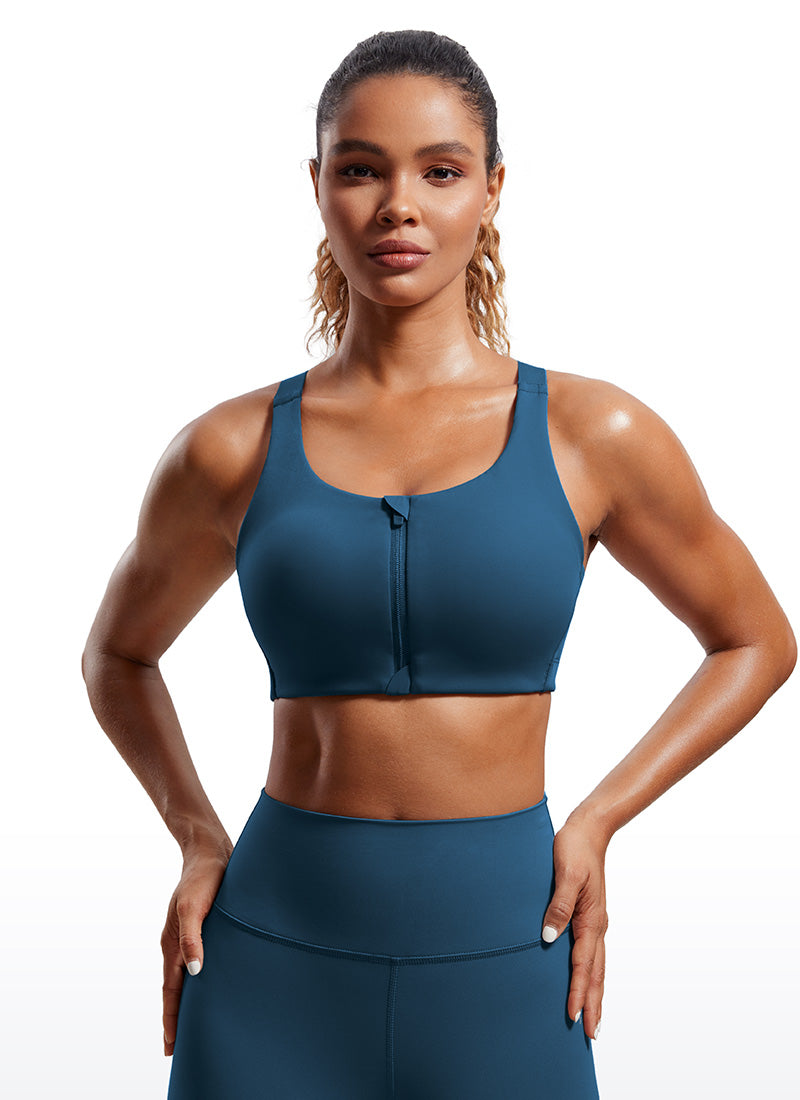 New Style Ladies Front Zipper Sports Bra/Womens fitness bra/ Yoga bra  Product Description Custom Fabric •100%cotton,130-220gsm  •100%polyester,110-180gsm •65%…