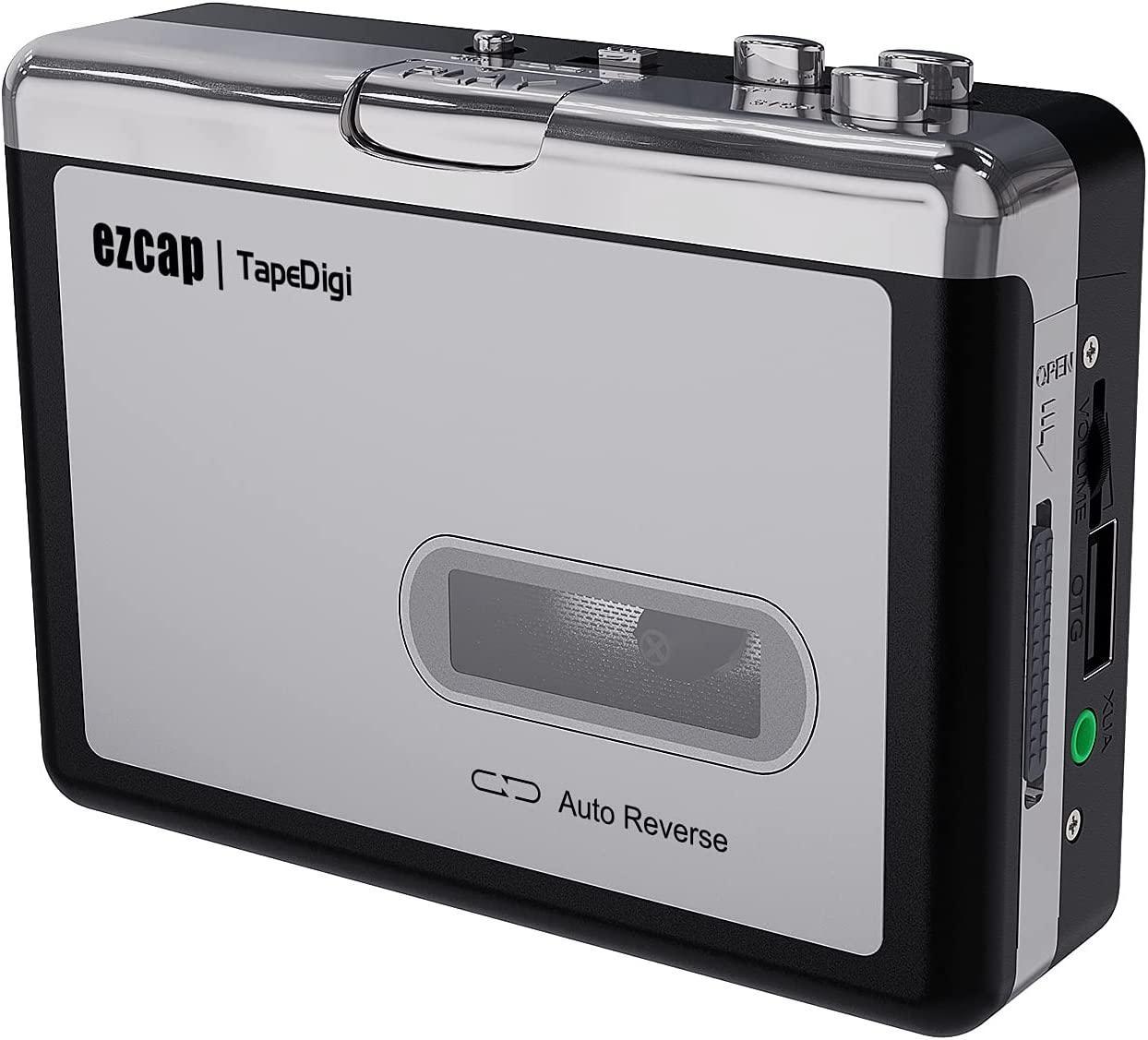 Ezcap Cassette to MP3 Converter Digitaalinen kasettisoitin muuntaa nauhat MP3:ksi USB-muistitikuksi Ei vaadi tietokonetta