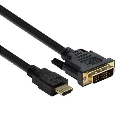NÖRDIC 5 m kaapeli HDMI High Speed–DVI-D Single Link 18+1 resoluutio 1920x1200 60 Hz 51 Gb/s puhdasta kuparia 9999 %