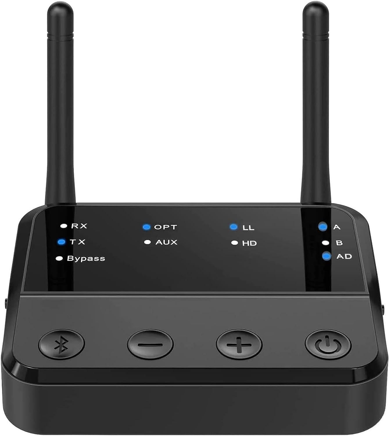 NÖRDIC Bluetooth 5.2 langaton lähetin dual link -vastaanotin DAC Qualcomm aptXLL aptX HD 35 mm AUX RCA optinen