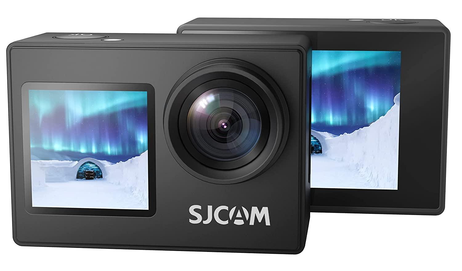 SJCAM SJ4000Dual Screen 4K 30fps Toimintakamera, Wifi, Kaksoisnäyttö, Vedenpitävä kuori. kannettava