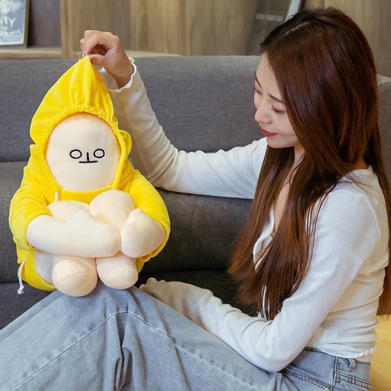 moody banana plush