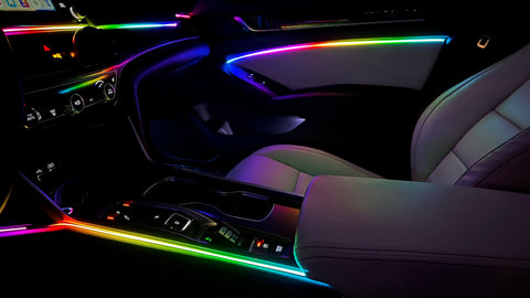 Fiber optic lights for cars