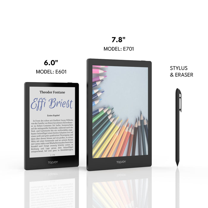 TopJoy Butterfly:Pocket-Sized True Color DES Screen E-Reader — Topjoy