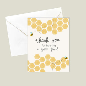 Thank You Friend Card - Autumn and June