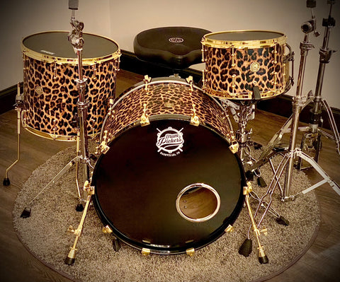 DrumPickers Vintage Professional 3-Piece Kit in Screamin Cheetah