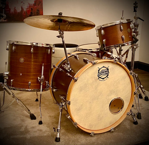 DrumPickers Vintage Professional Series Drum Kit with Cymbal Arm