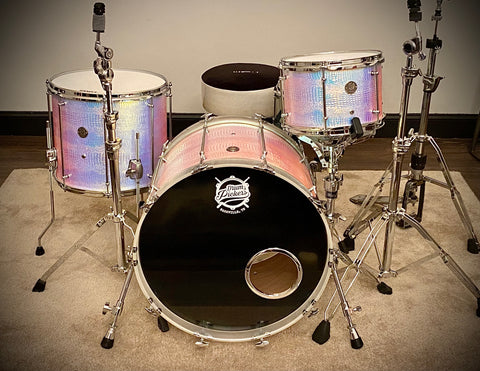 Bateria Pearl Decade Maple Faded Glory Lacquer 20,10,12,14 com Kit  Ferragens 830