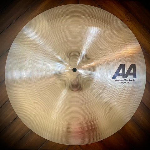 Sabian 18” HH Medium Thin Crash Cymbal – DrumPickers