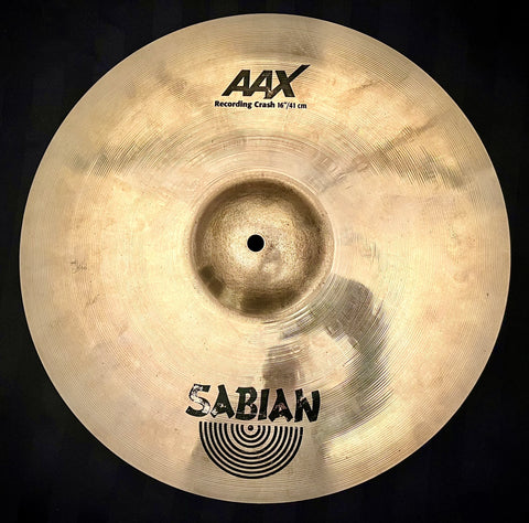 Sabian 18” AAX Studio Crash Cymbal – DrumPickers