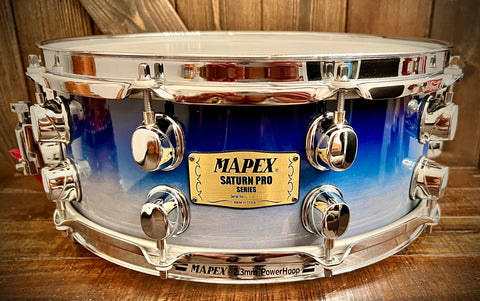 Mapex Orion Classic Series 14x5.5 Snare Drum in Burnt Mappa Burl