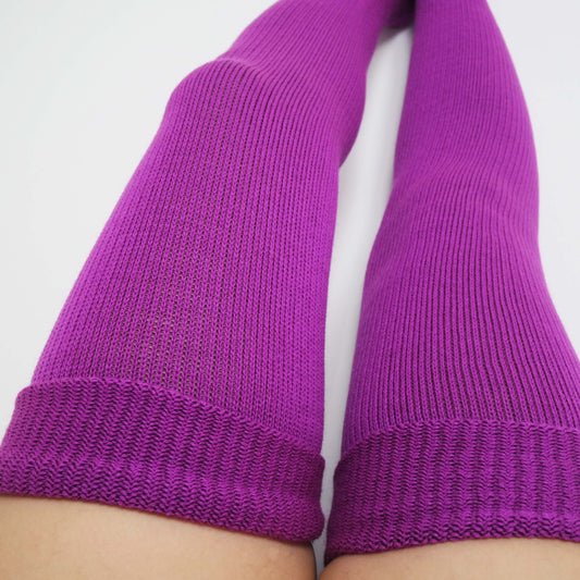 Women's Plus Size Teal Over Knee Socks