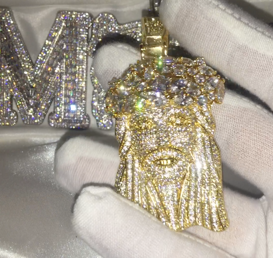 Iced Out Jesus Piece | Jesus Pendant | Jesus Piece – Minx London