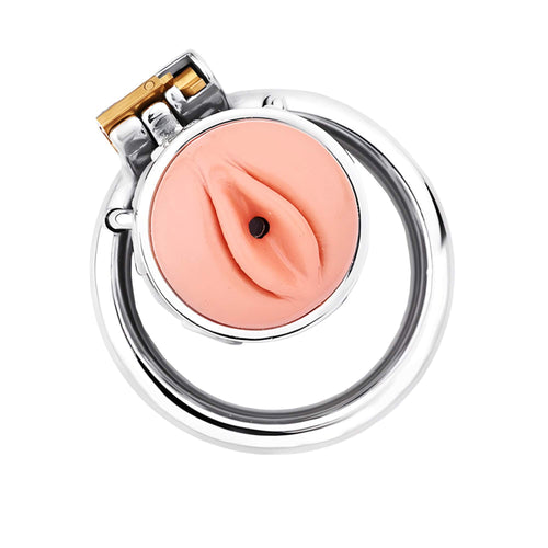 Stainless Steel/Resin The Fufu Clip Sissy Male Chastity Training Device Cage