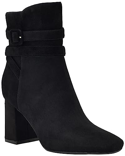 Nine West Women's QUENA9X9 Ankle Boot, Black 002, 10