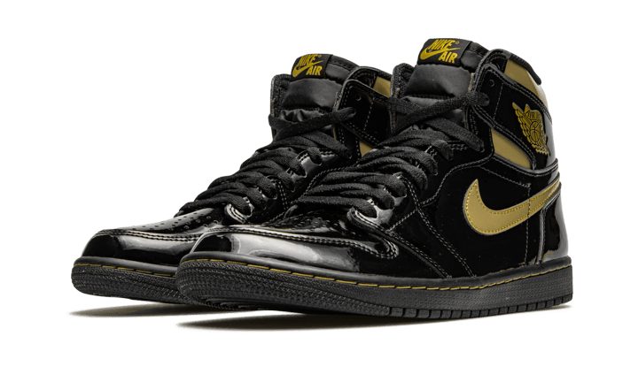 jordan 1 high black gold