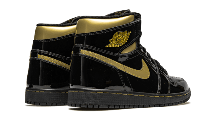 air jordan 1 mid black gold