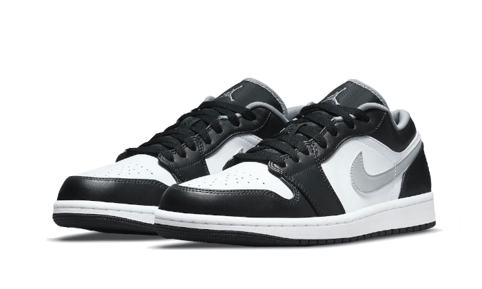 black and grey air jordan 1 low