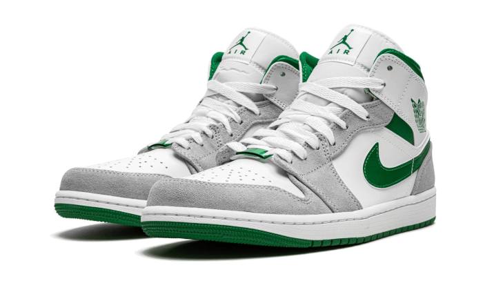 air jordan 1 white and green