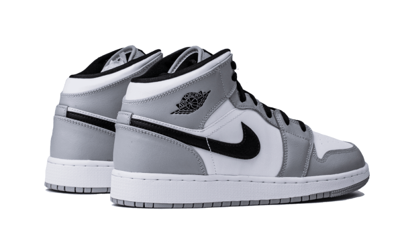 air jordan one mid light smoke grey