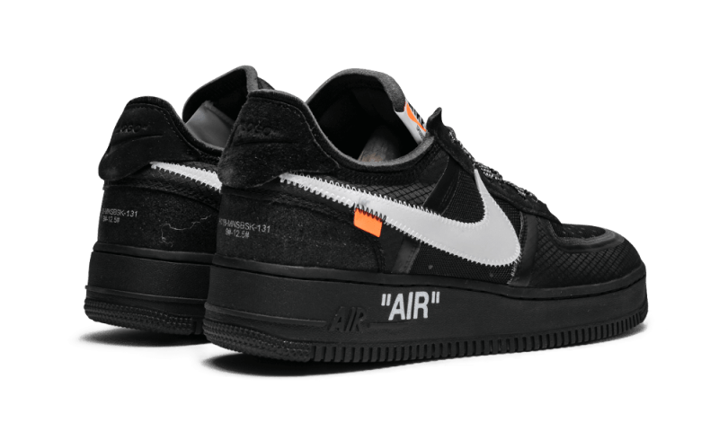 off white air force 1s black