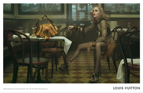 Madonna With Louis Vuitton Bag