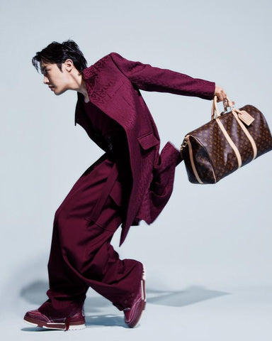 J-Hope with Monogram Keepall Louis Vuitton Campaign