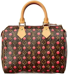 Speedy 25 Monogram Canvas Cerises