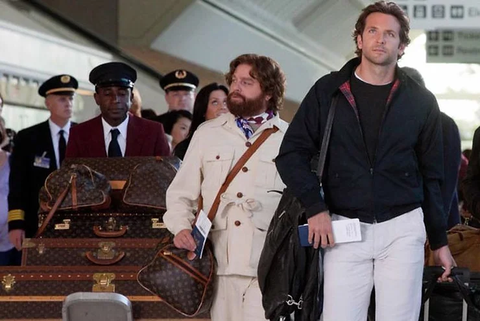 louis vuitton suitcases from the Hangover 2