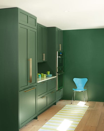 Green Kitchen cabinets