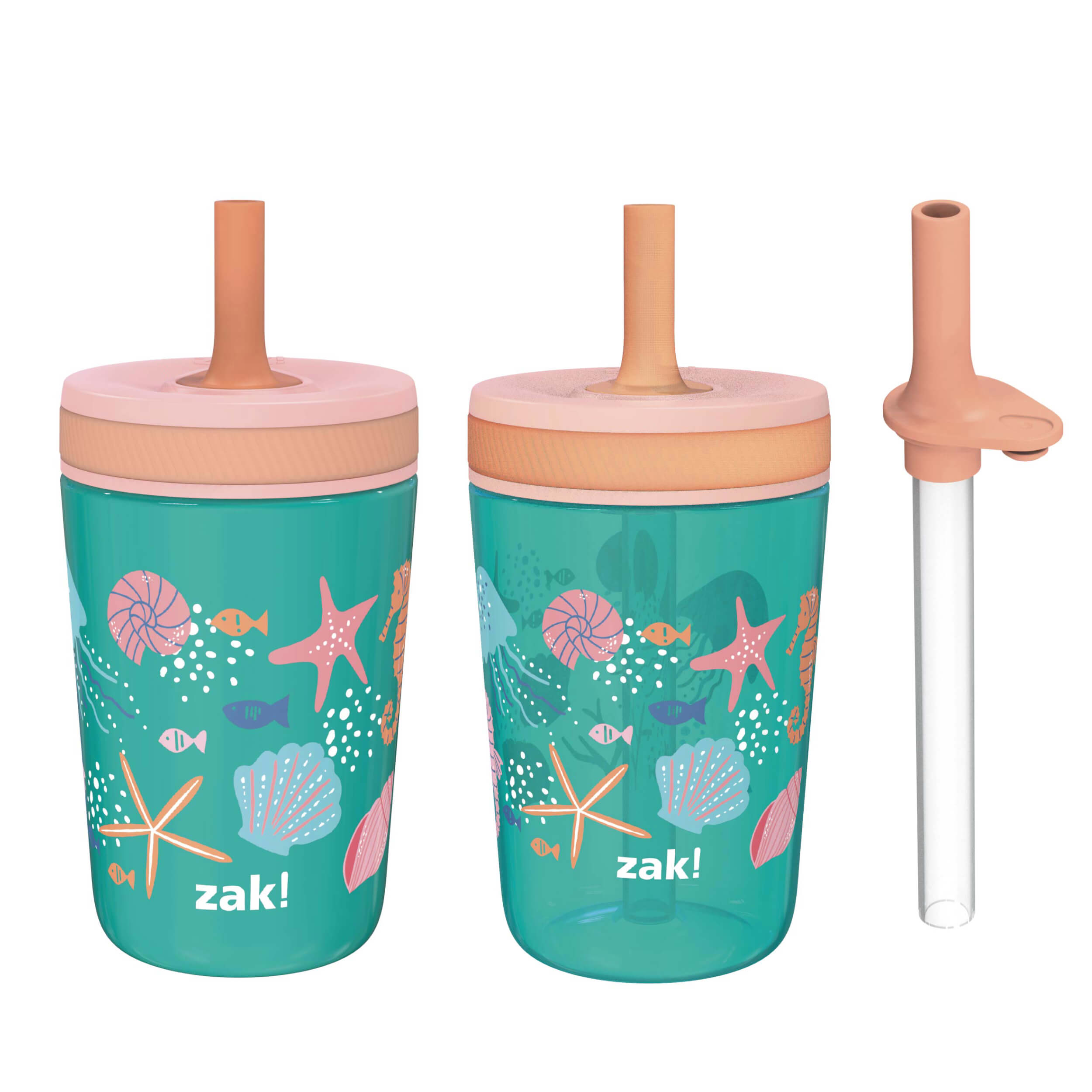 Zak Designs CoComelon Kelso Tumbler Set, Leak-Proof Screw-On Lid with Straw,  Bundle for Kids Includes Plastic and Stainless Steel Cups with Bonus Sipper  (3pc Set, Non-BPA), 15 fluid ounces - Yahoo Shopping