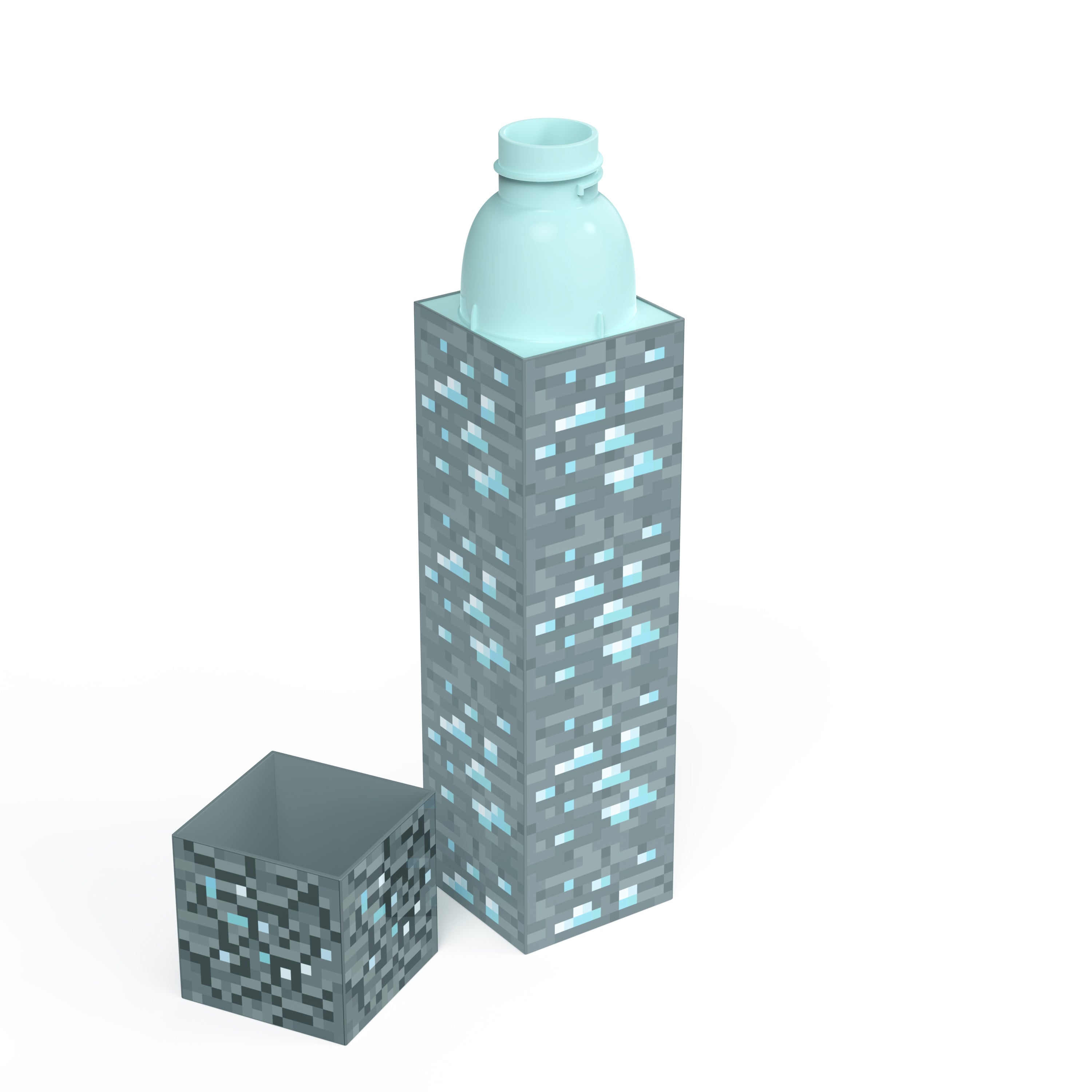 This Minecraft water bottle that looks like a Minecraft torch : r