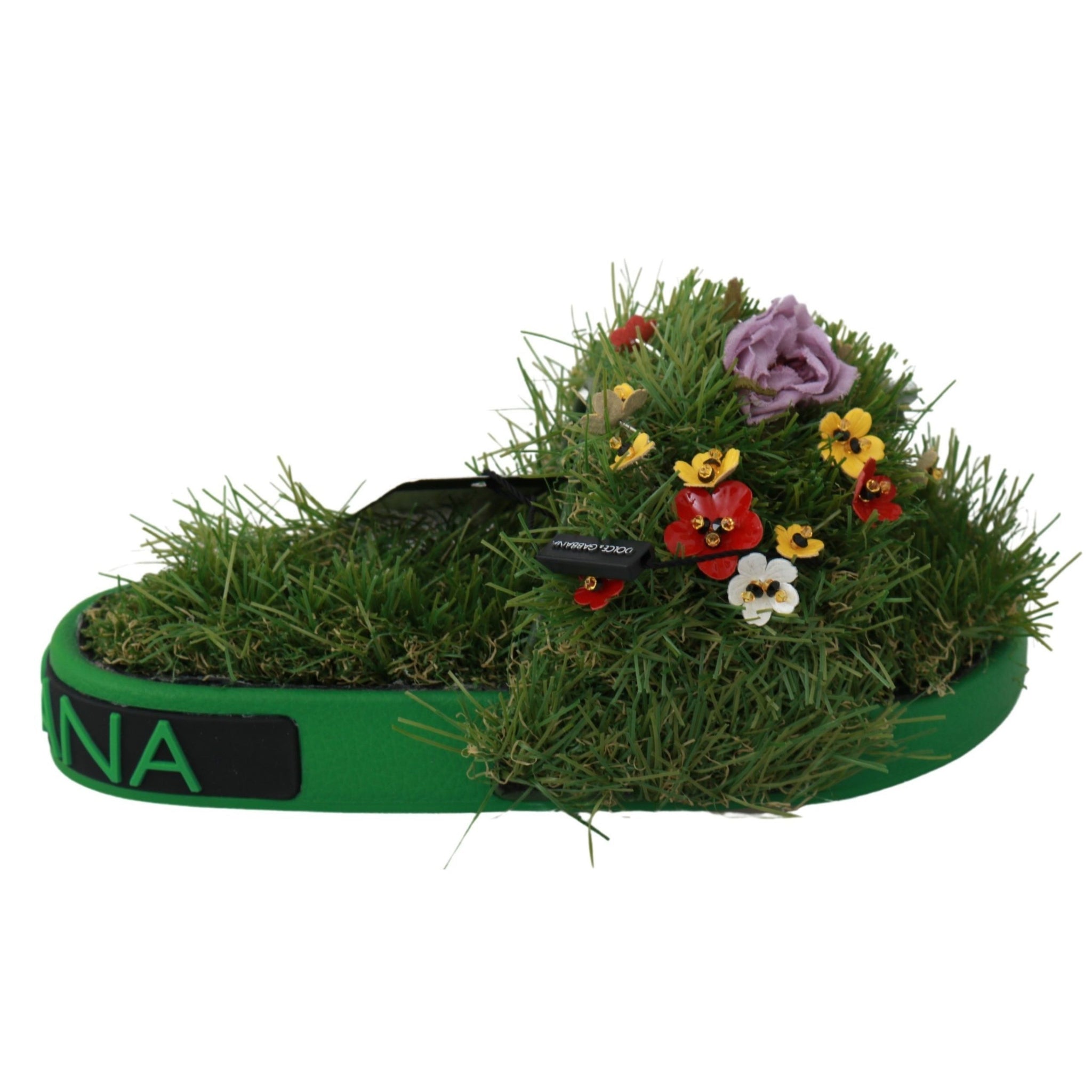 dolce gabbana grass sandals