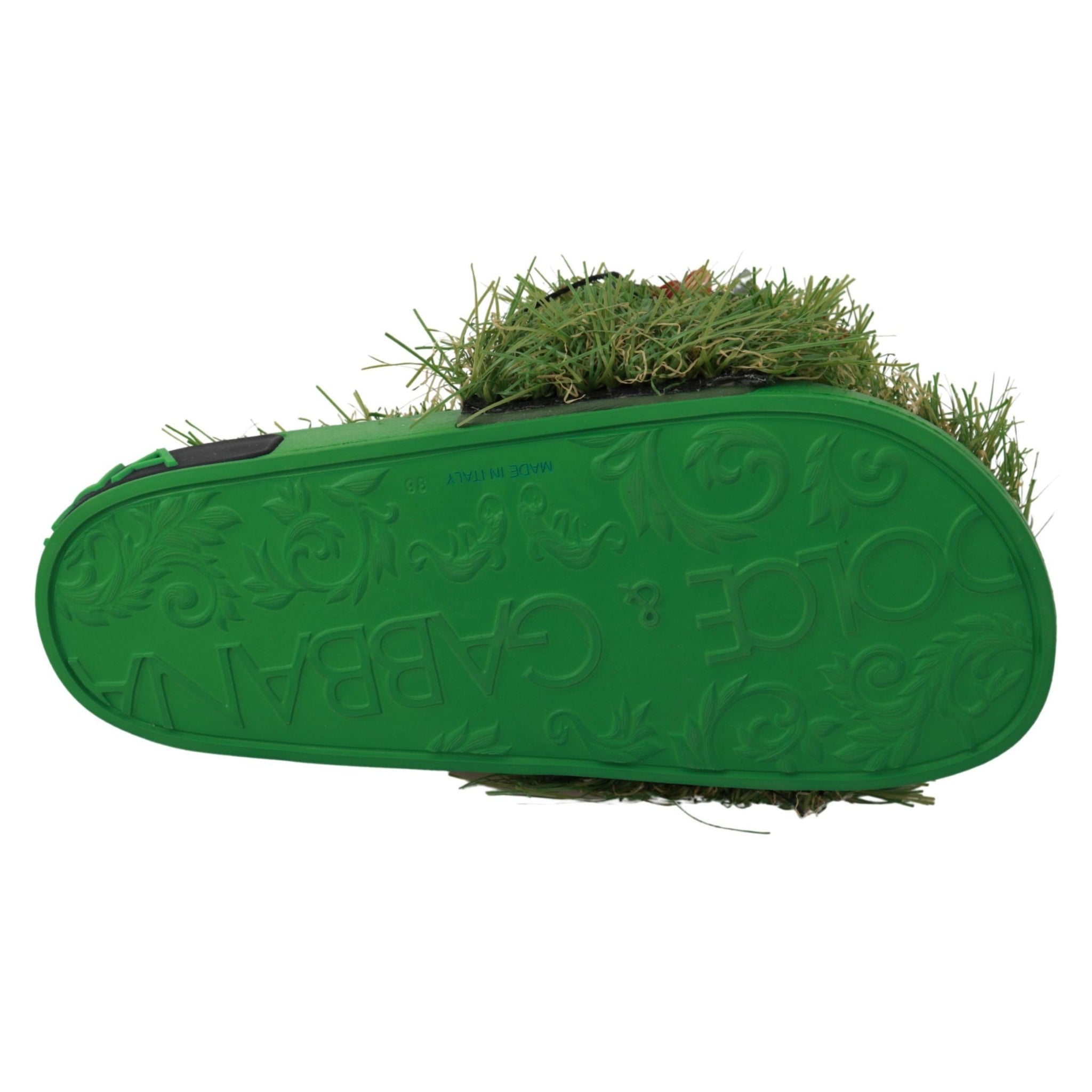 dolce gabbana grass sandals